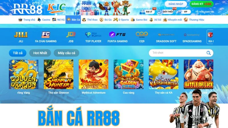 Bắn Cá RR88 – Khám Phá Game Bắn Cá Trực Tuyến Đồ Họa Đẹp 2026