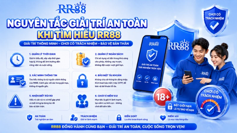 Nguyên Tắc Giải Trí An Toàn RR88 Khi Tìm Hiểu Nền Tảng